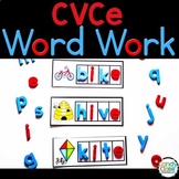 CVCe Build a Word Work Phonics Long Vowel Activities Magic