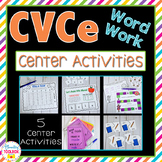 CVCe Word Work Center Activities