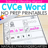 CVCe Word Worksheets | Word Mapping