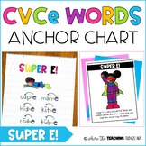 CVCe Words Anchor Chart | Super E Interactive Lesson