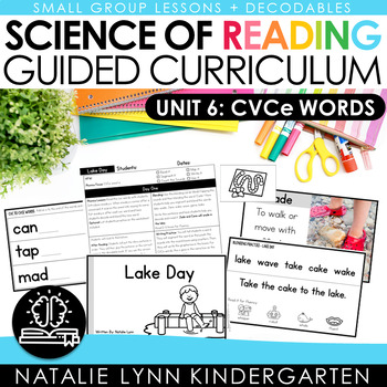 Preview of CVCe Words Decodable Readers Science of Reading Small Group Lesson Plans
