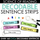 CVCe Phonics Decodable Sentences