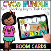 CVCe Words Digital Task Cards Bundle | Boom Cards™ | Dista