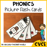 CVCe Words Picture Flash Cards | Long Vowel Flash Cards