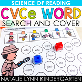 CVCe Words Search and Cover Science of Reading Literacy Ce
