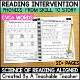 CVCe Words - Words with CVCe - Worksheets for Reading Inte