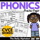 CVCe Words Worksheets | Long Vowel Practice Activities