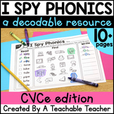 CVCe Worksheets I Spy Phonics: Read & Write CVCe Words