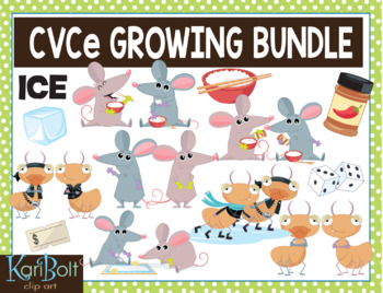 Preview of CVCe (with CVVC) Story Words Slow Growing Bundle