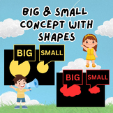 CVI Big vs Small Concept with Shapes| Special Education|Sp