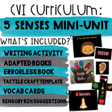 CVI Curriculum | 5 Senses Unit ELA CVI Activities