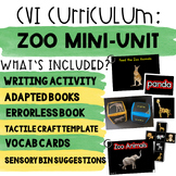 CVI Curriculum | Zoo Unit ELA CVI Activities