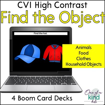 Preview of CVI Find the Object Boom Cards™