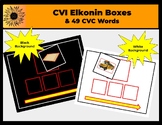 CVI Friendly Elkonin Boxes & 49 CVC Word Pictures!  High C