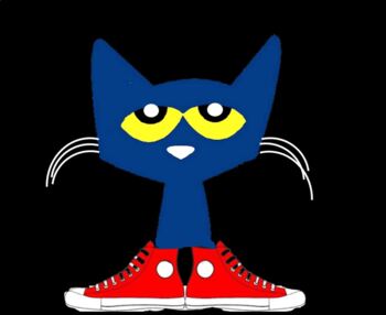 Preview of CVI Friendly - Pete the Cat I Love My White Shoes