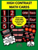 CVI High Contrast Number & Math Cards