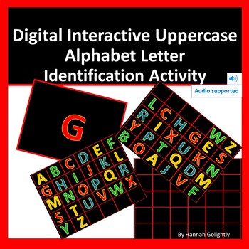 Preview of CVI Interactive Uppercase Alphabet  Identification for LowVision, SP. Ed