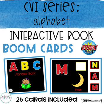 Preview of CVI Series Alphabet | Beginning Letter Sounds | Interactive Book BOOM Cards