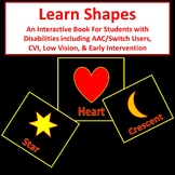 CVI Shapes Book 1 - CVI, LowVision, Multiple Disabled, AAC/Switch