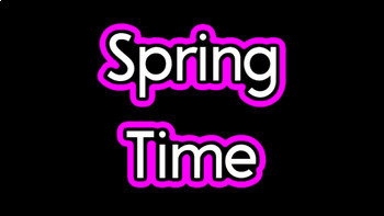 Preview of CVI Spring Time