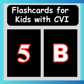 Preview of CVI; Uppercase & Lowercase Letters|Numbers|Adaptive Cards Bundle Pack