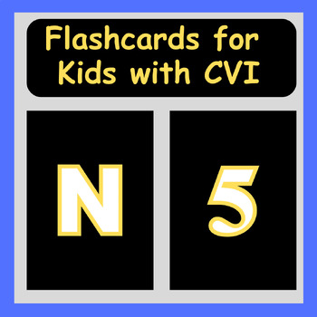 Preview of CVI; Uppercase & Lowercase Letters|Numbers|Adaptive Cards Bundle Pack