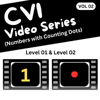 Preview of CVI Video Series|Numbers with Counting Dots(Level1 & Level 2) for Kids with CVI