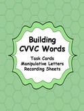 CVVC Word Building Task Cards Activity