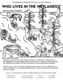 CWPPRA Who Lives in the Wetlands? Swamp Coloring Sheet