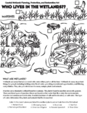 CWPPRA Who Lives in the Wetlands? Marsh Coloring Sheet