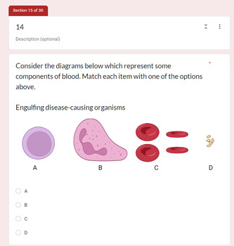 Preview of CXC MCQ [Animal Circulation and Immunity] 30 Past Paper I MCQ-Bank w/ Answers