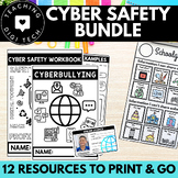 CYBER SAFETY BUNDLE | Internet Safety Activities | Online 