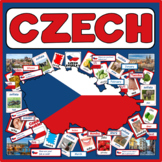 CZECH LANGUAGE TEACHING RESOURCES display posters flashcar