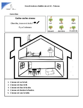 Cache-Cache oiseau printable by lesson10 | TPT