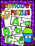 Cactus Theme Alphabet Matching (Alphabet Letters Puzzles)
