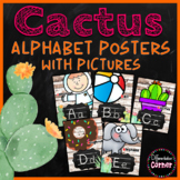 Cactus Alphabet Posters