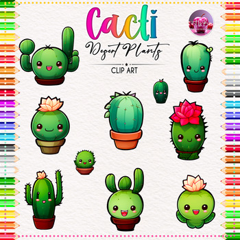 Preview of Cactus | Cacti | Desert Plants | Clip Art