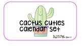 Cactus Calendar Number Cards & Months