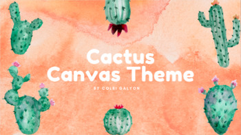 Preview of Cactus Canvas Theme
