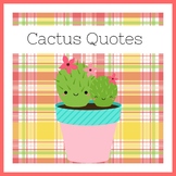Cactus Classroom Decor | Cactus Theme | Succulent | POSTER SET