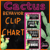 Cactus Classroom Decor Behavior Clip Chart