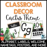 Cactus Classroom Decor (Editable)