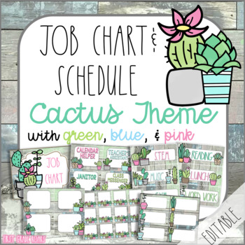 Cactus Job Chart