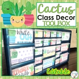 Cactus Classroom Decor Succulent Classroom Decor Teacher T