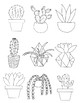 Cactus Clip Art by Keeping Math Engaging | TPT