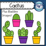 Cactus Clip Art Set - Personal or Commercial Use