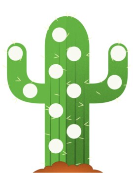 Preview of Cactus Color Match and Dot Dauber Activity