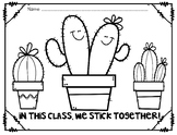 Cactus Coloring Sheet