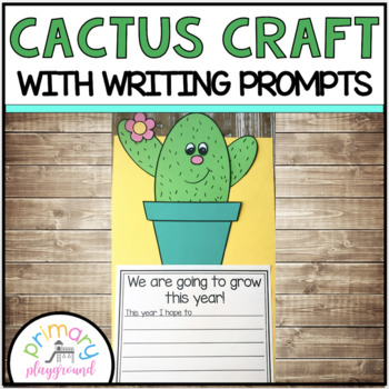 Cactus Craft With Writing Prompts/Pages by Primary Playground | TpT