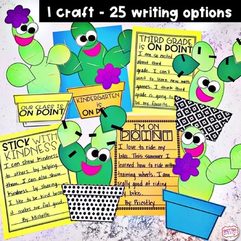 Cactus Writing Prompts | Cactus Crew by Michelle Hudgeons | TpT
